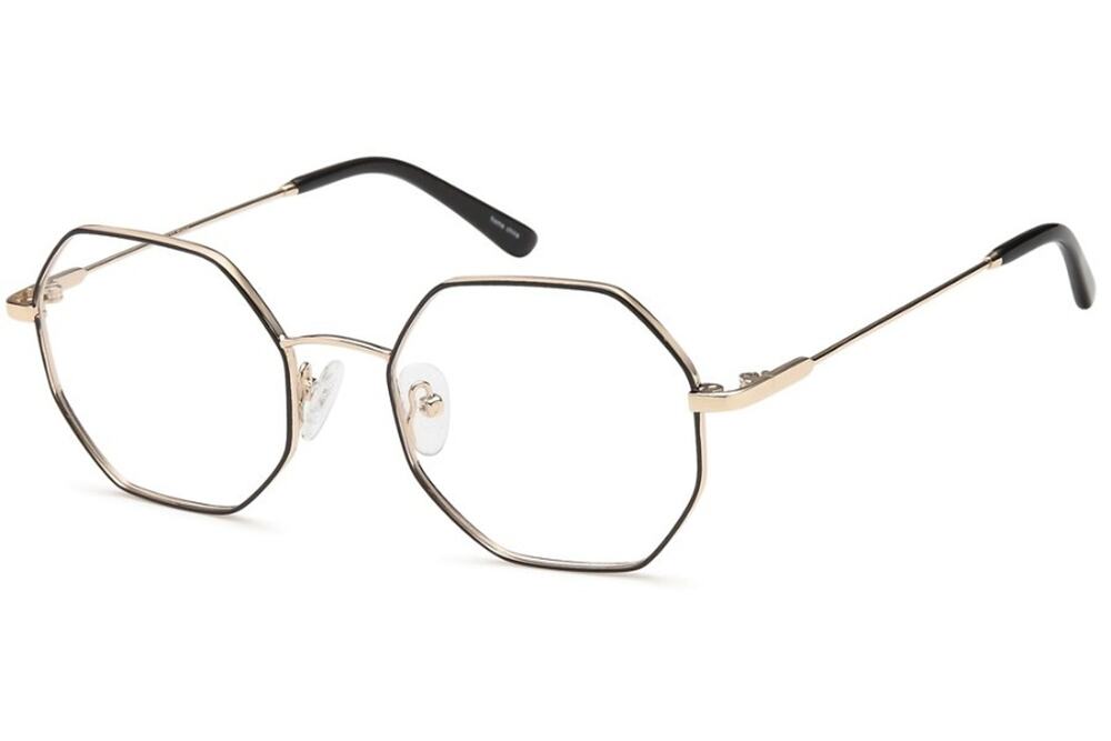 CAPRI DC 197 CLEAR BLACK EYEGLASSES SUNGLASSES FRAMES 51-19